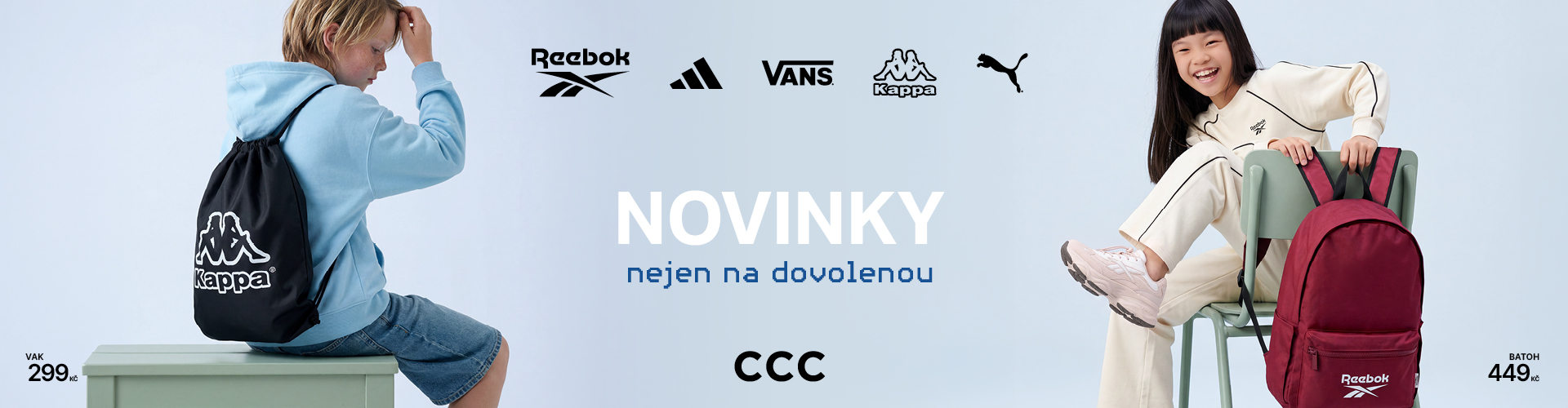 Objevte novinky v CCC nejen na prázdniny! 