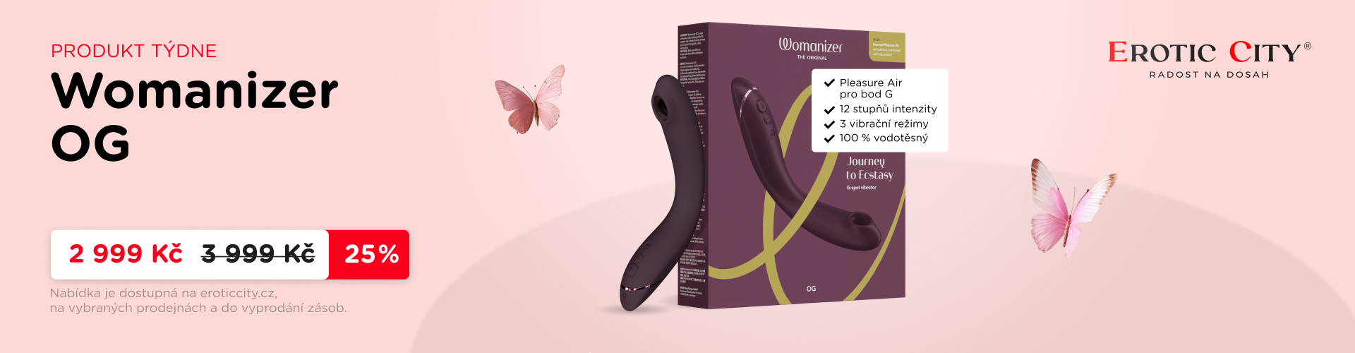 Produkt týdne v Erotic City – Womanizer OG se slevou 25 %!