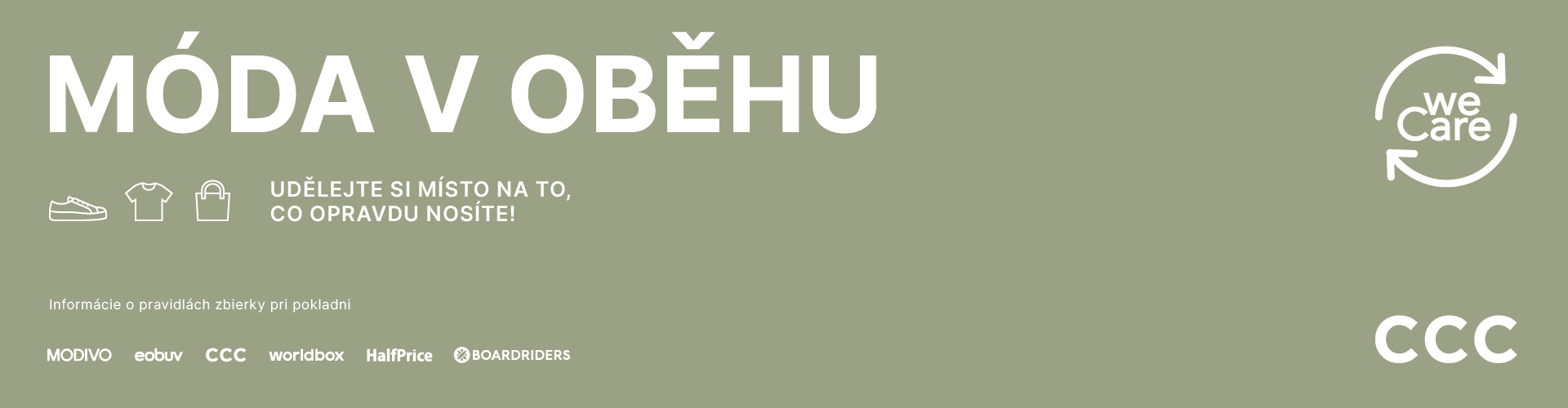 Móda v oběhu od CCC