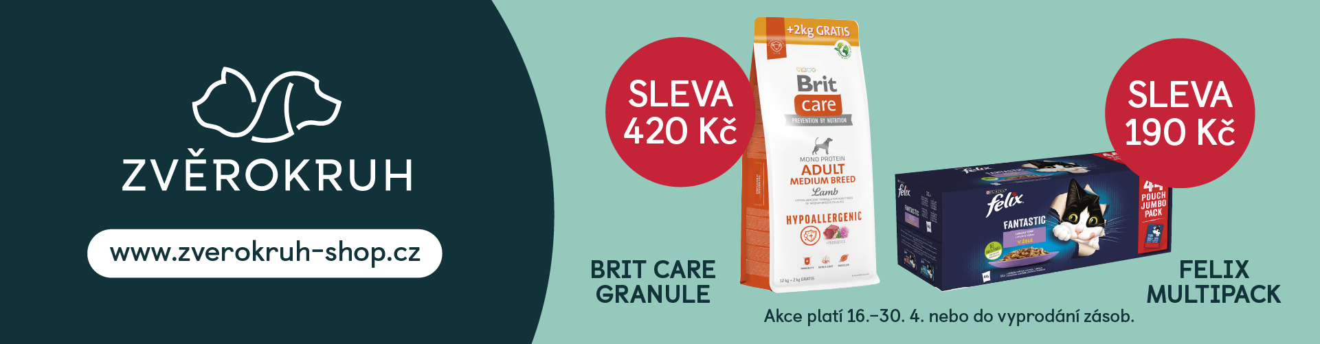 Granule Brit Care 12 + 2 kg se SLEVOU 420 Kč!